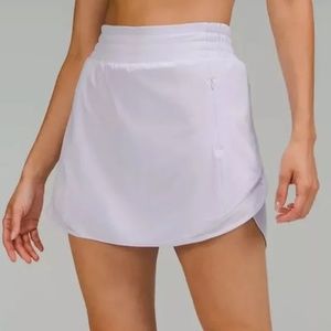 Lululemon Hotty Hot Skirt Pastel blue NWT 14 tennis run golf lilac purple